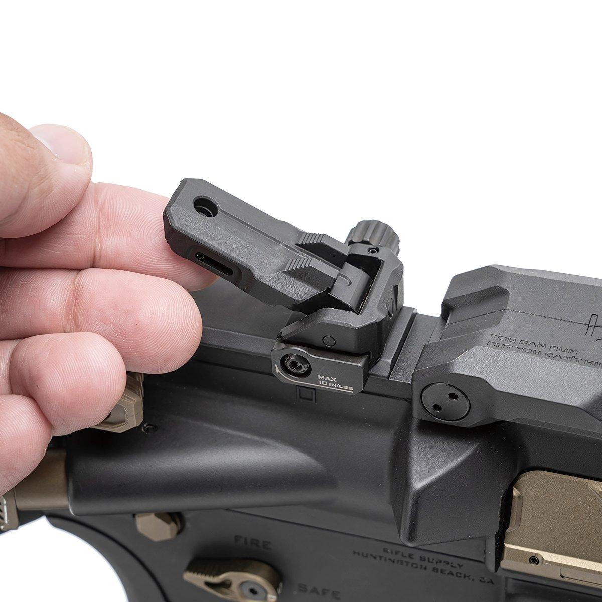 strike industries przyrzady celownicze strike polymer backup sights skladane picatinny czarne si spbus