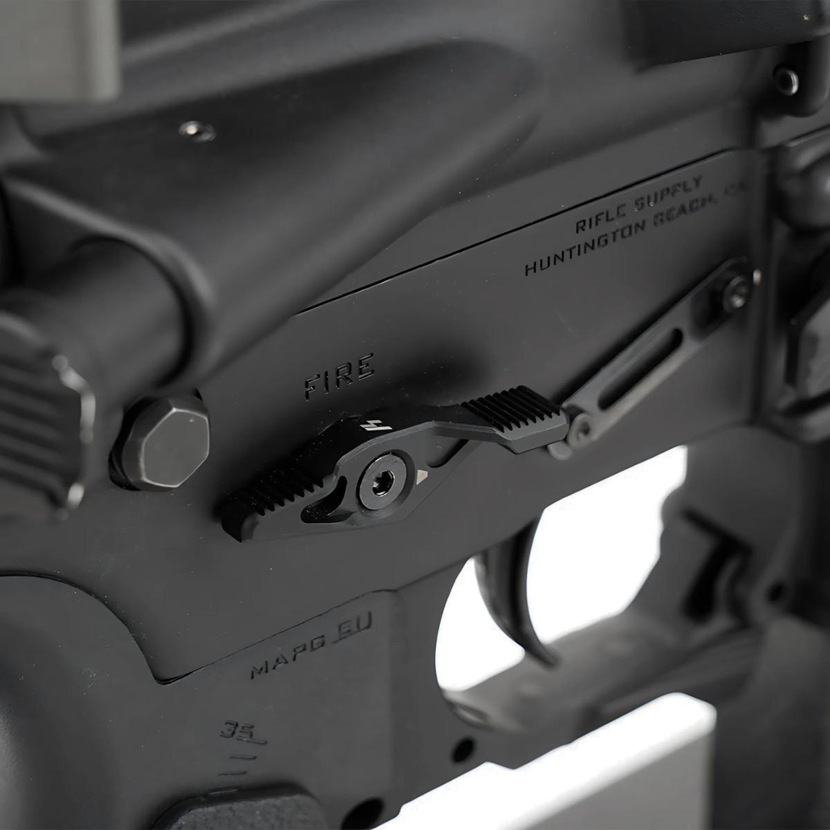 strike industries powiekszony obustronny selektor strike switch do platformy ar15 czerwony ar s ss red