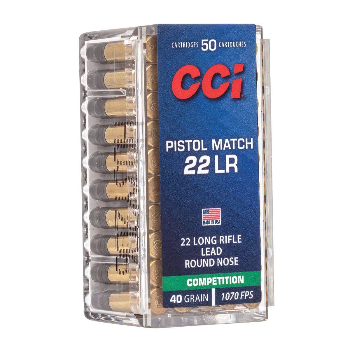 cci 22 lr pistol match lrn 40gr