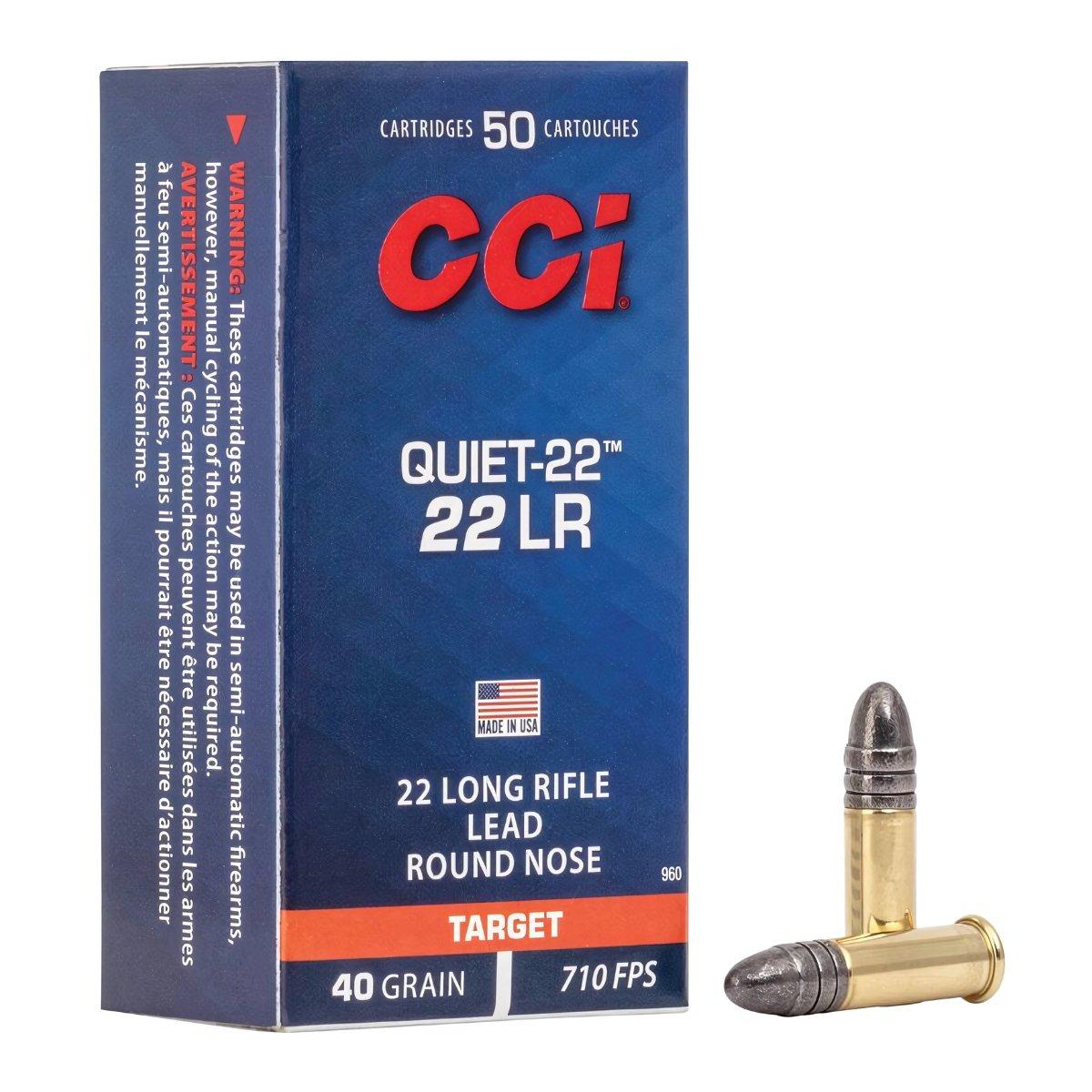 cci 22 lr q22 subsonic lrn 40gr