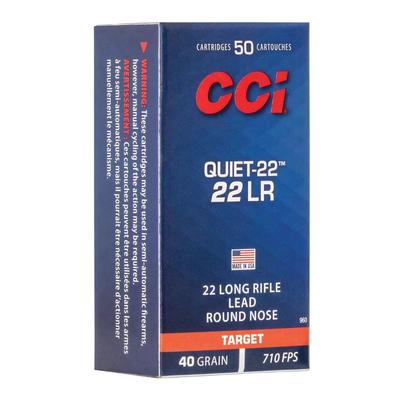cci 22 lr q22 subsonic lrn 40gr
