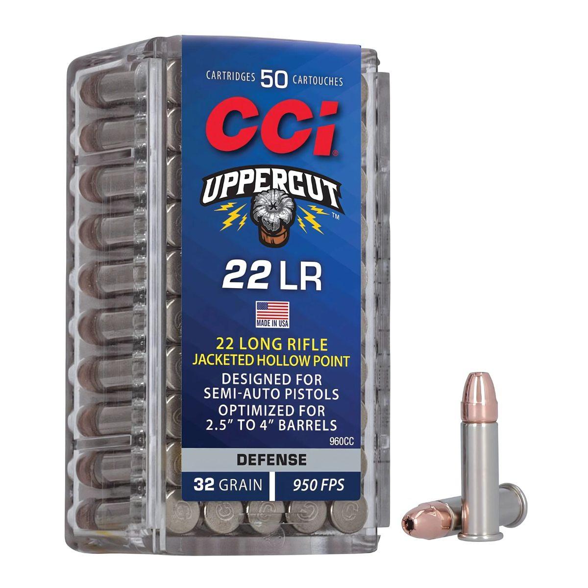 cci 22 lr uppercut hp 32gr miedziowana 50 szt