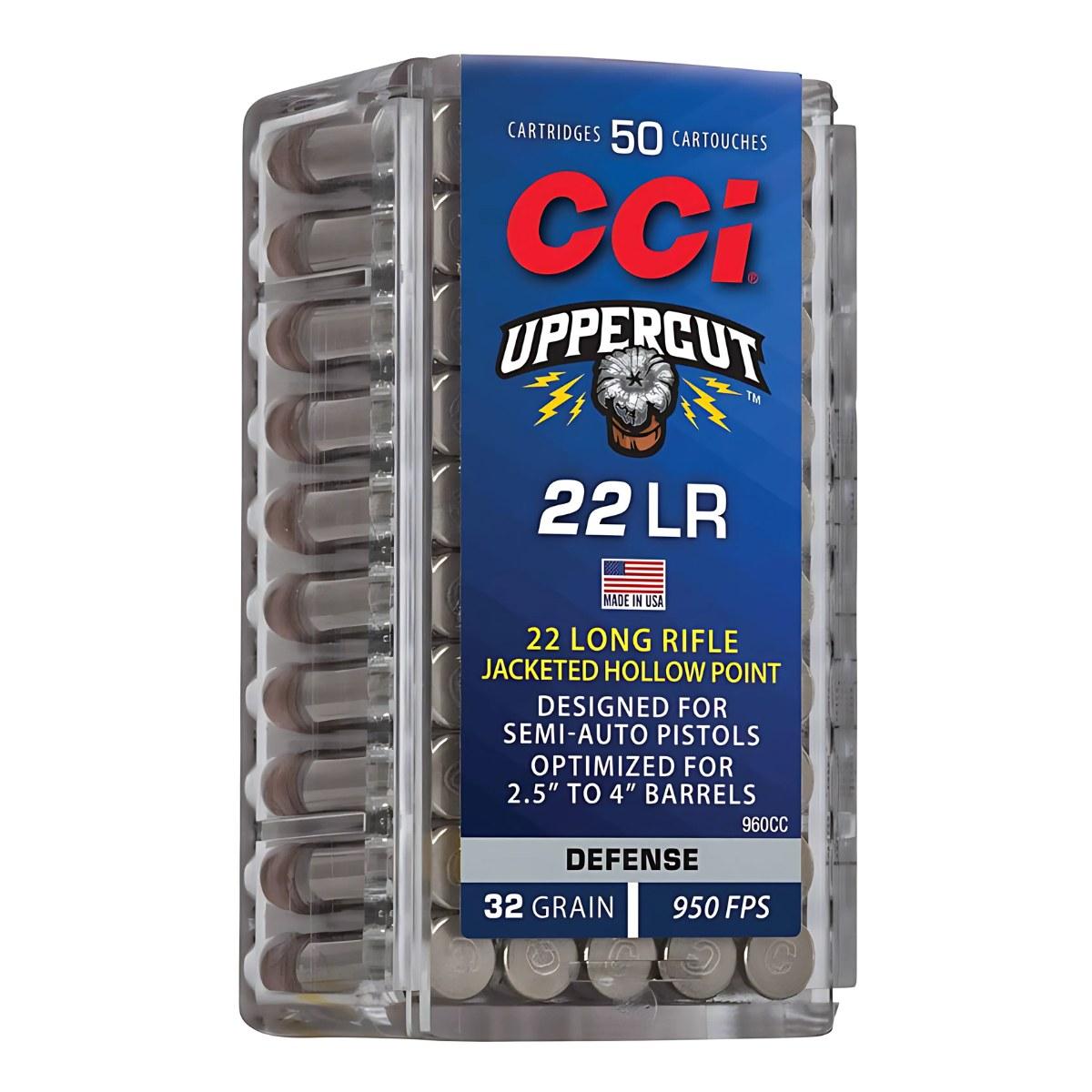 cci 22 lr uppercut hp 32gr miedziowana 50 szt