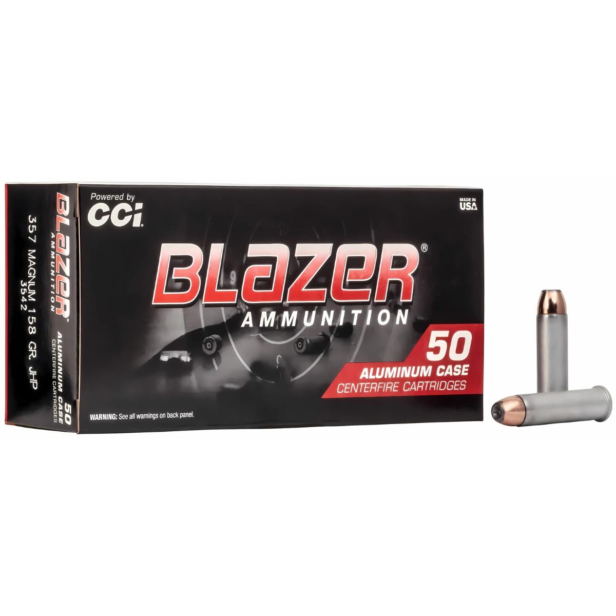 blazer 357 magnum 158gr jhp