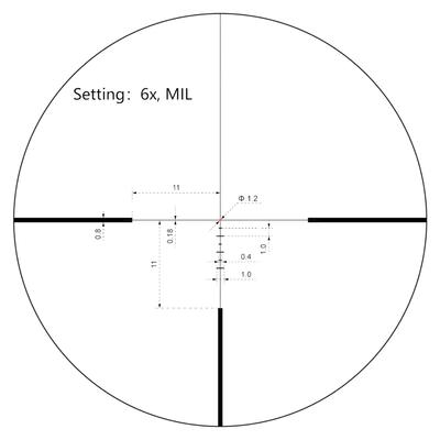vector optics luneta biegowa continental x6 tactical 1 6x24i scoc 44