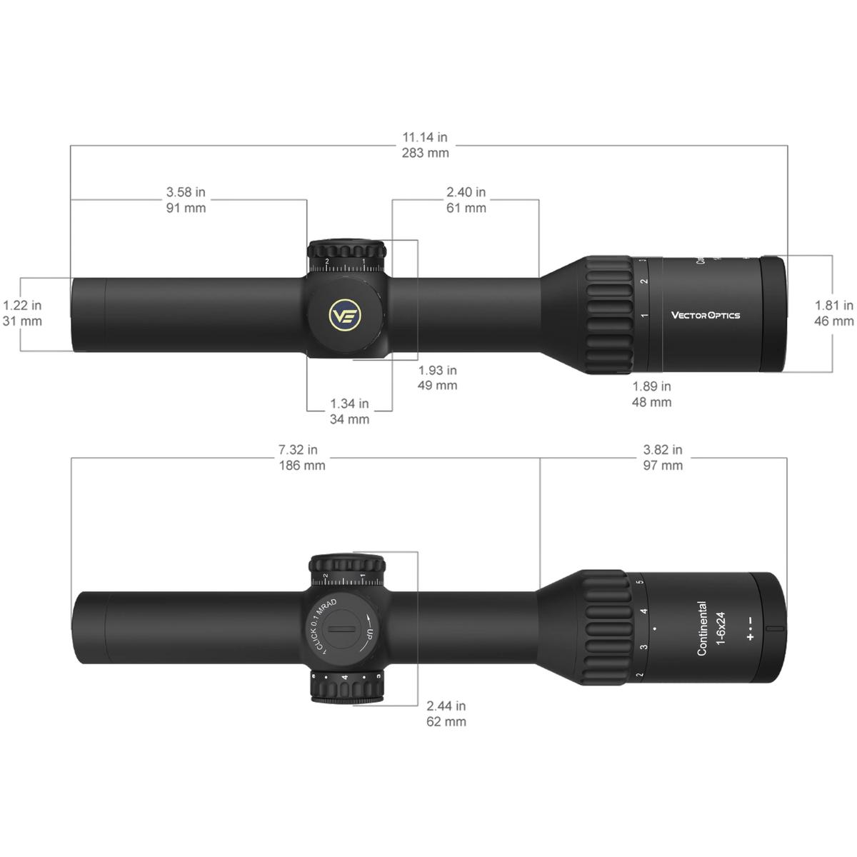 vector optics luneta biegowa continental x6 tactical 1 6x24i scoc 44
