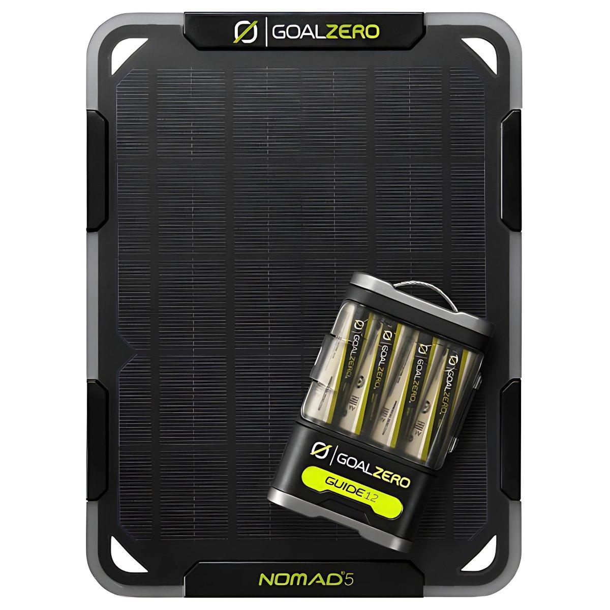goal zero zestaw solarny nomad 5 z guide 12 plus