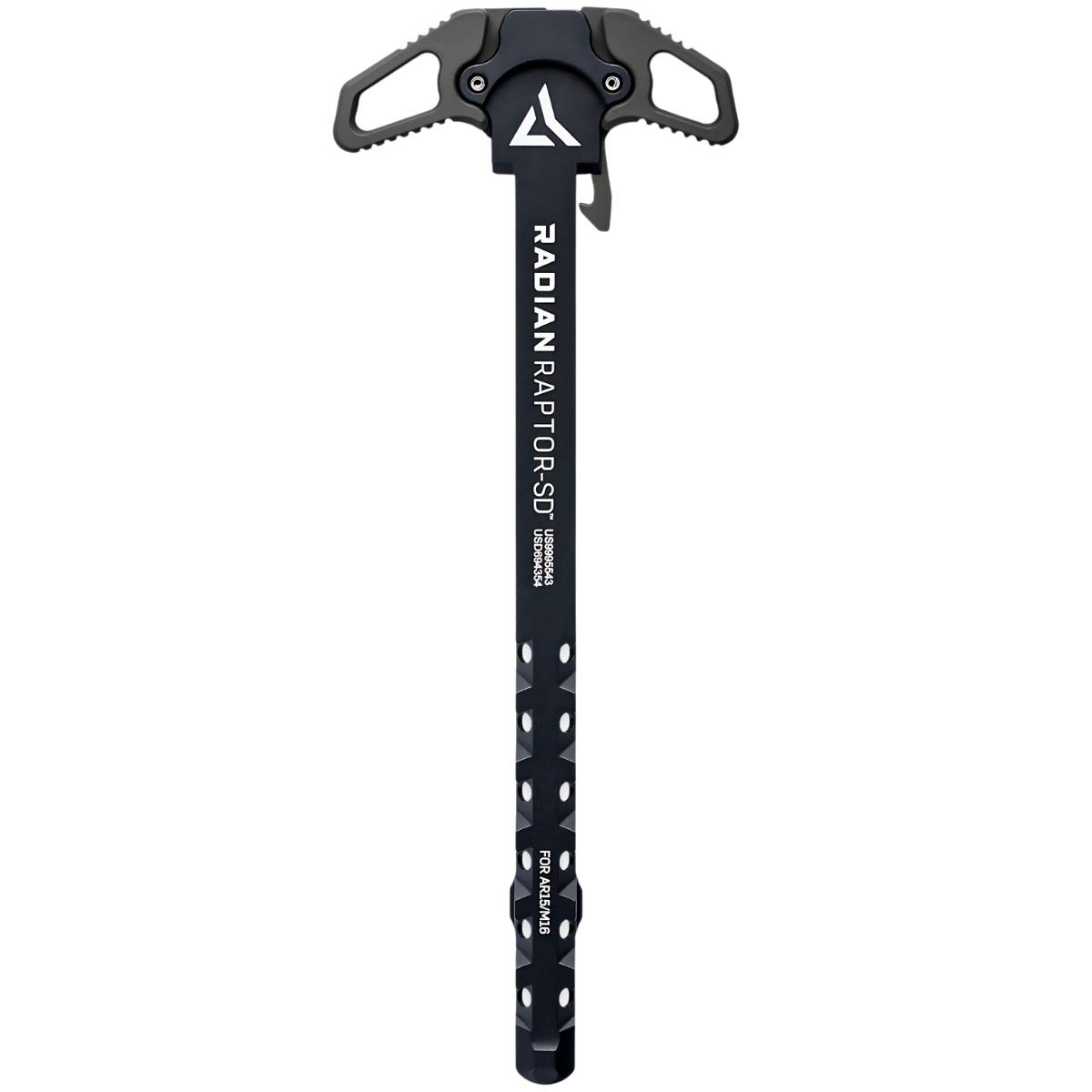 radian weapons obustronna wentylowana dzwignia przeladowania ar 15 radian raptor sd szara r0561