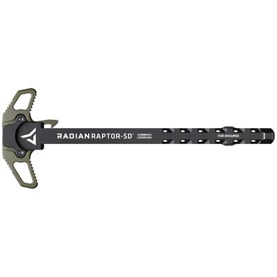 radian weapons obustronna wentylowana dzwignia przeladowania ar 15 radian raptor sd zielona r0376