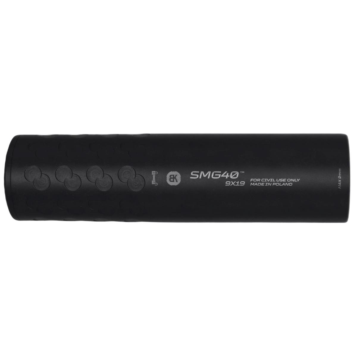 bk precise moderator smg 40 qd taplock max 9x19mm czarny