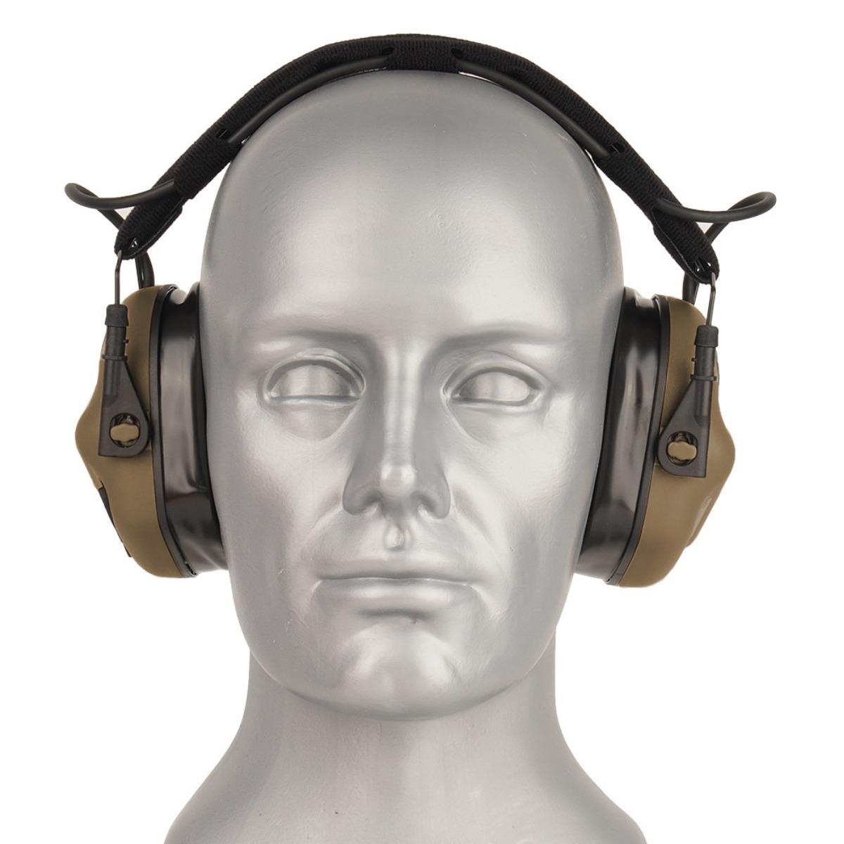 earmor sluchawki aktywne m31 plus coyote brown m31 cb plus