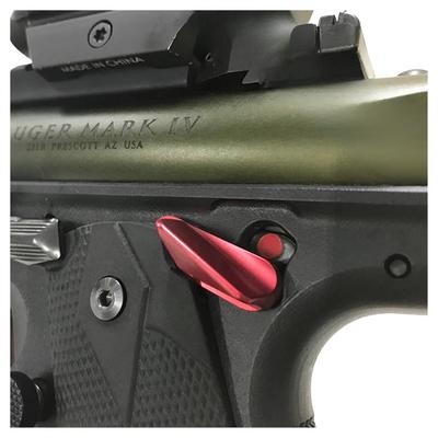tandemkross cornerstone powiekszony bezpiecznik podporka kciuka 1911 ruger mark iv 22 45 czerwony tk26n0270red1