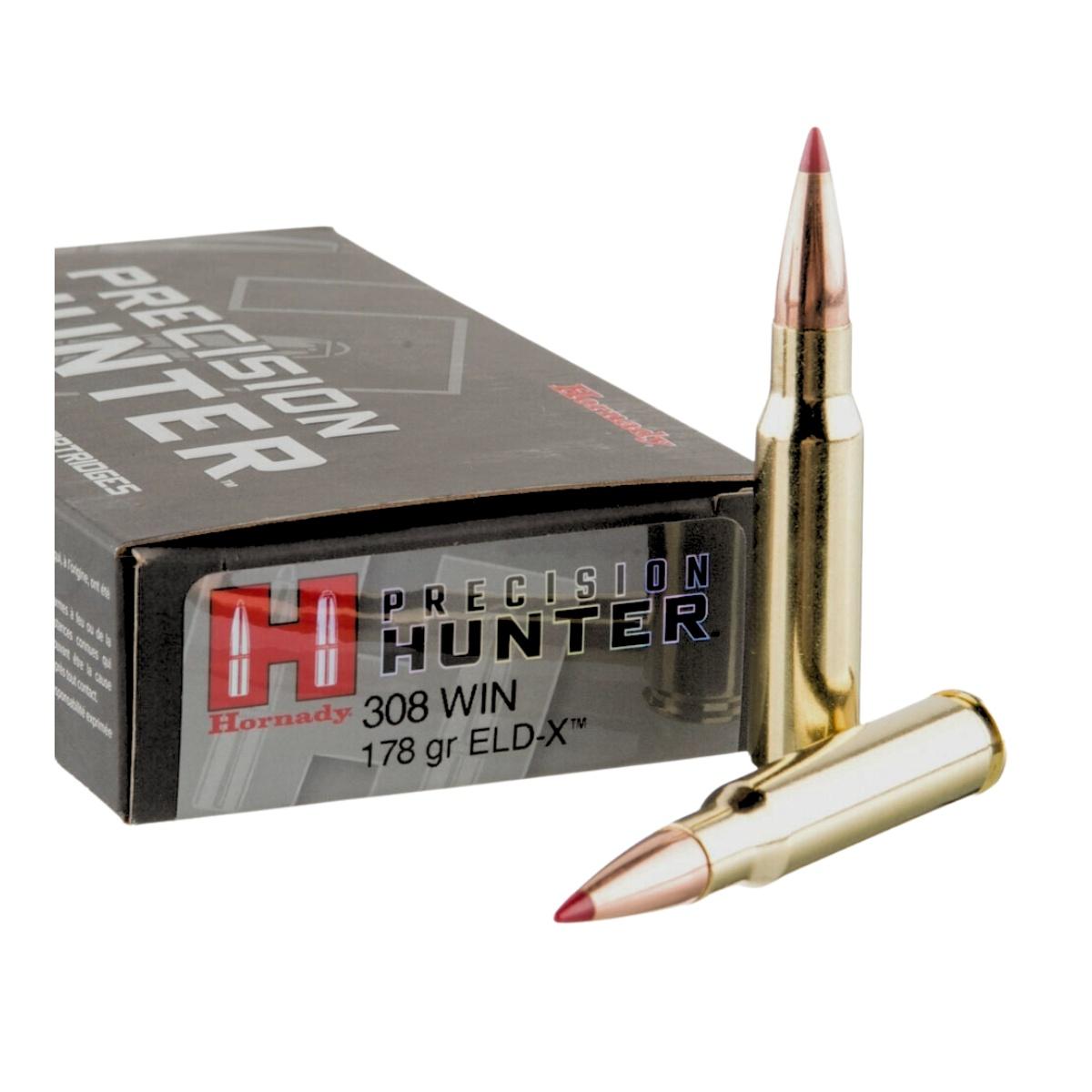 hornady eld x precision hunter 308 win 178gr 80994