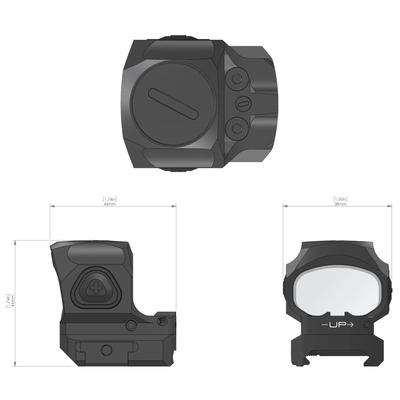 zero tech kolimator trace h a l o 3 moa asferyczny red rmsc trae28