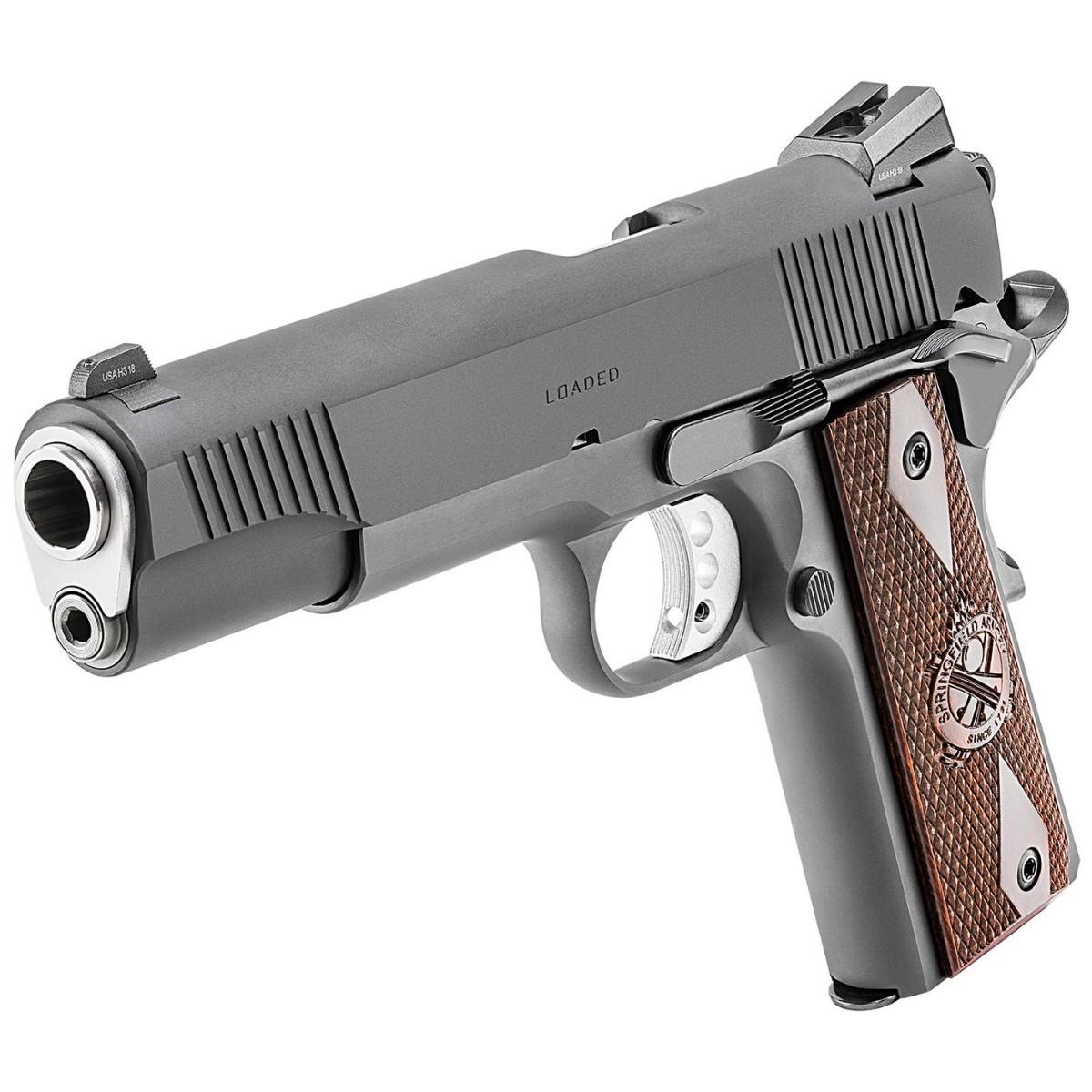 springfield 1911 loaded 45acp blk