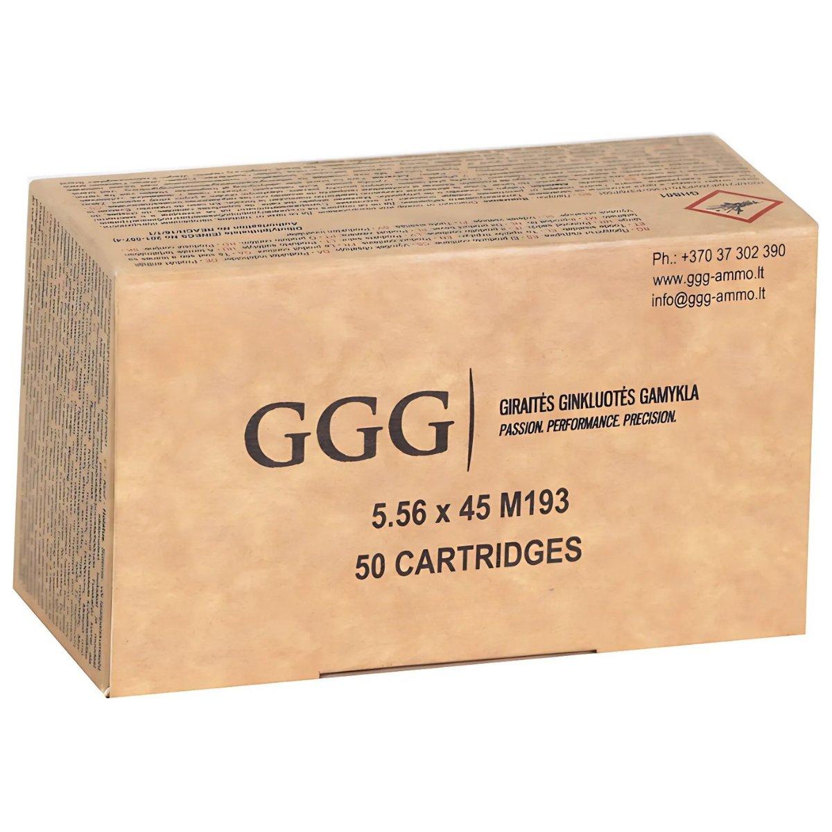 ggg 223 rem 55gr fmj m193