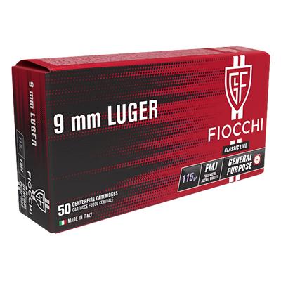 Fiocchi 9x19 115gr FMJ