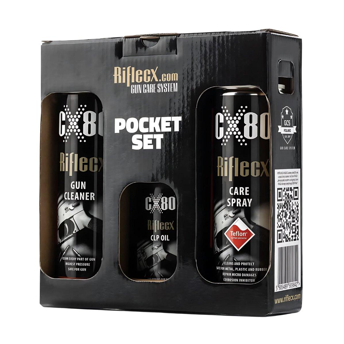 riflecx zestaw do czyszczenia pocket set