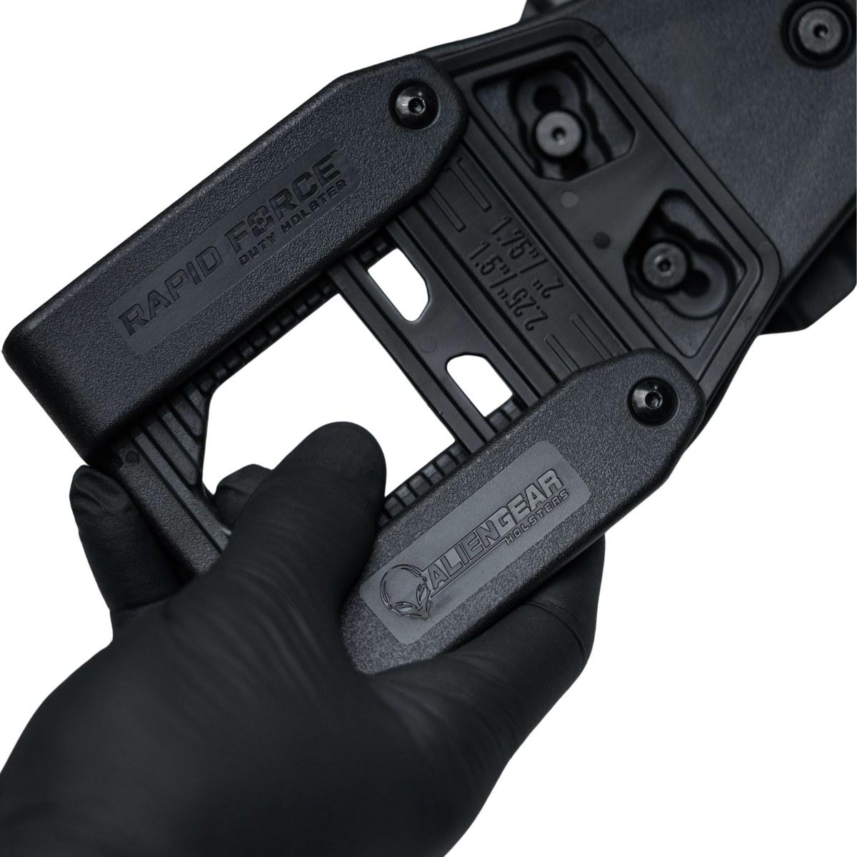 alien gear holsters montaz niski l na pasek do kabury rapid force duty rbs l bk c