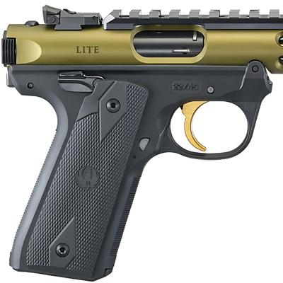 ruger mark iv 22 45 lite o d green gold 43933