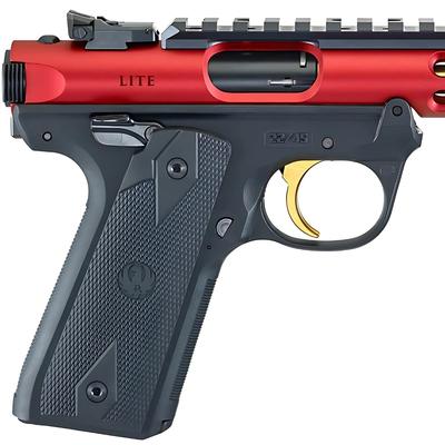 ruger mark iv 22 45 lite red gold 43935