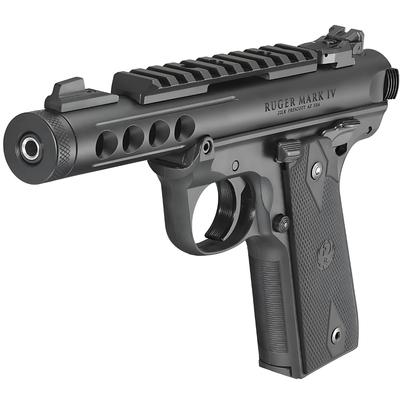 ruger mark iv 22 45 lite black red 43942