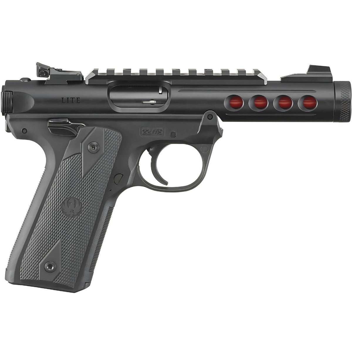 ruger mark iv 22 45 lite black red 43942
