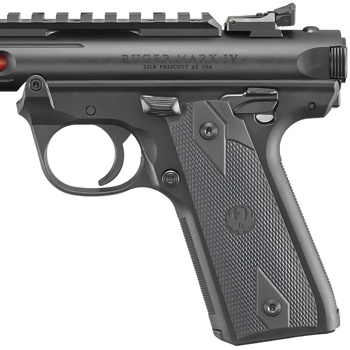 ruger mark iv 22 45 lite black red 43942
