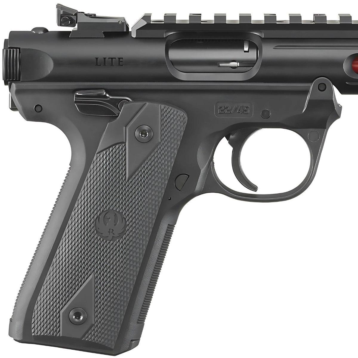 ruger mark iv 22 45 lite black red 43942