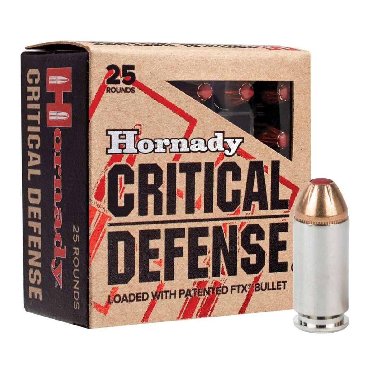 hornady ftx critical defense 40 s w 165gr 91340