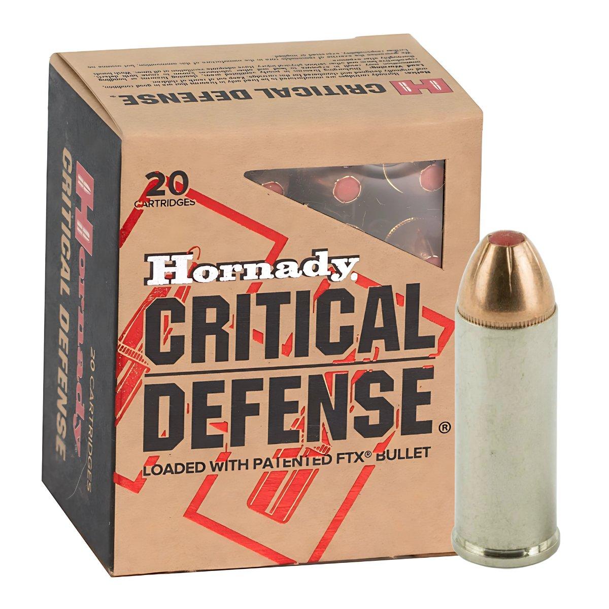 hornady ftx critical defense 45 colt 185gr 92790