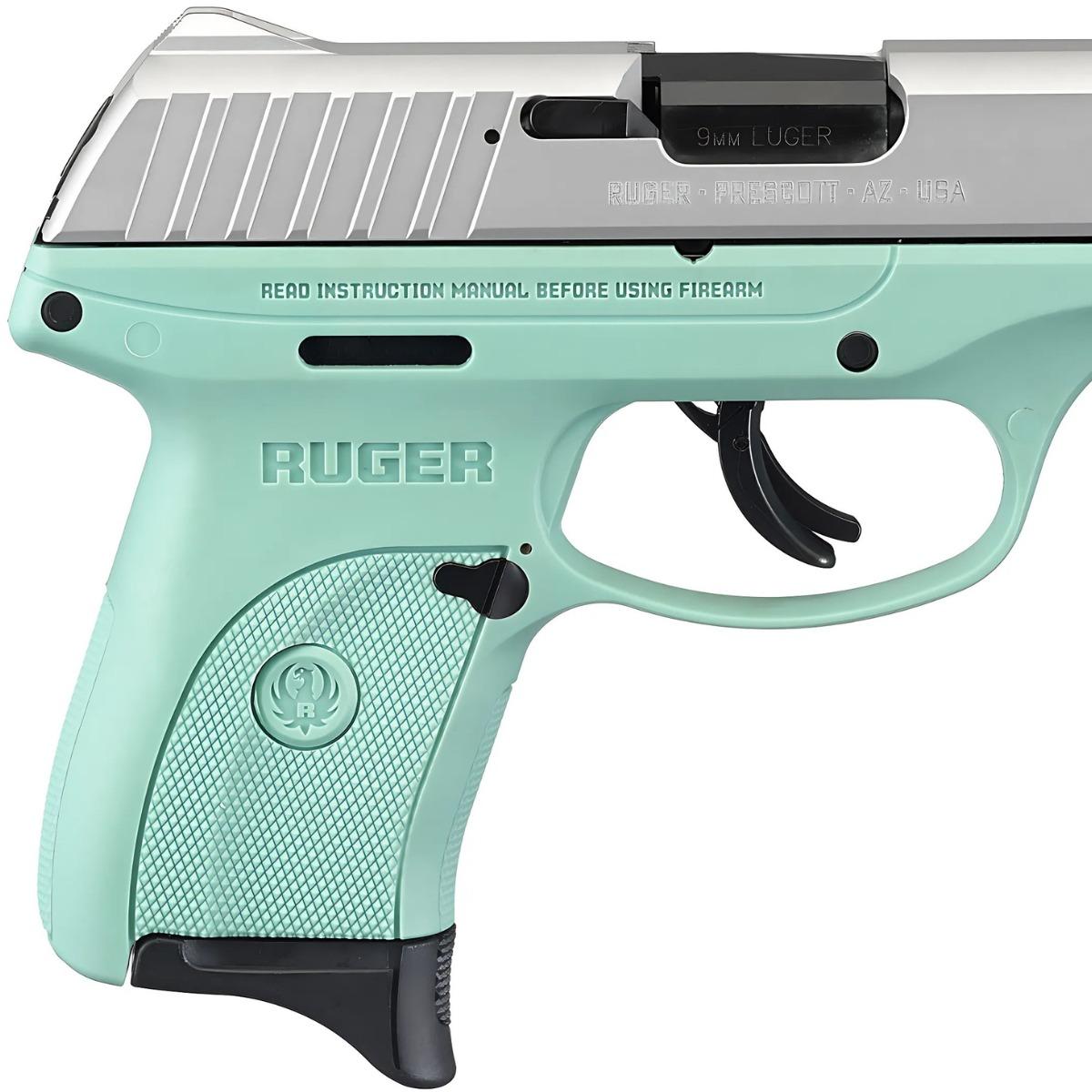 ruger ec9s aluminium turquise 13200