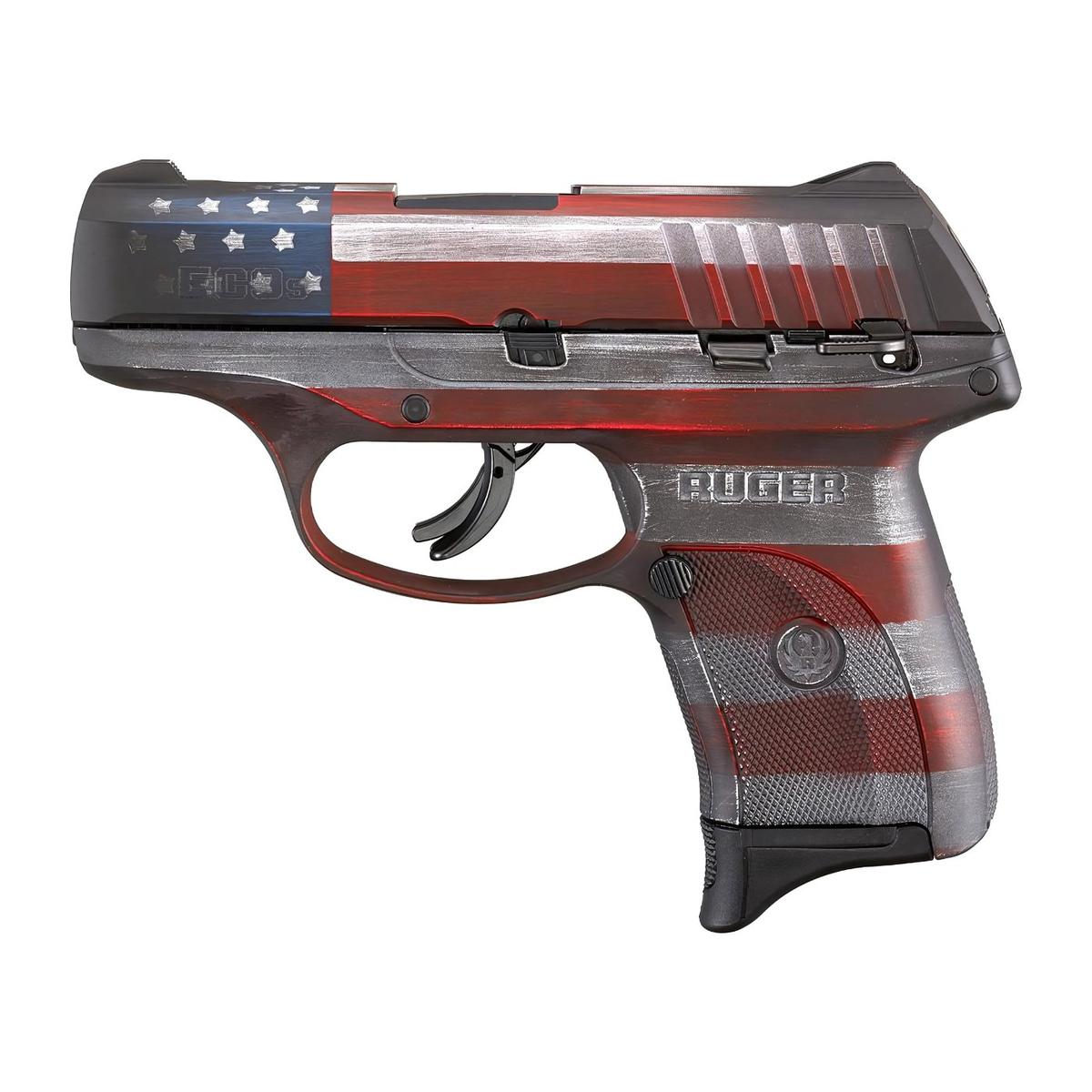Ruger EC9s Battleworn Flag (13213)
