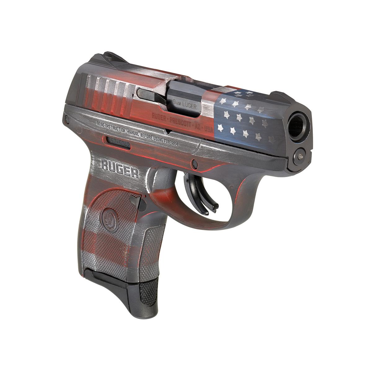 ruger ec9s battleworn flag 13213
