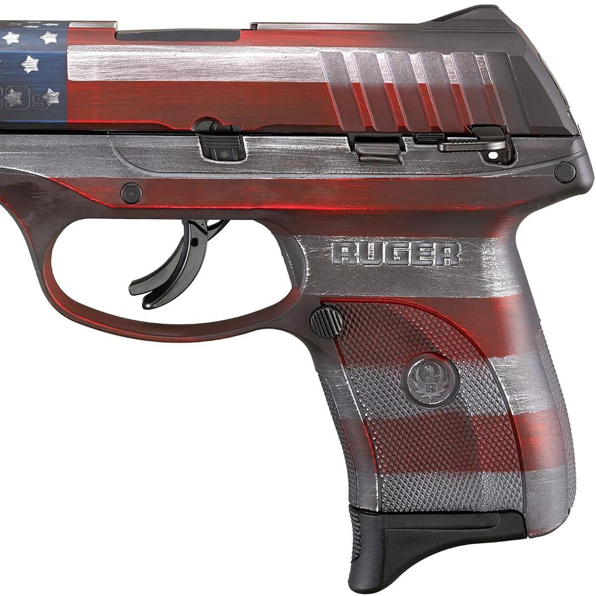 ruger ec9s battleworn flag 13213