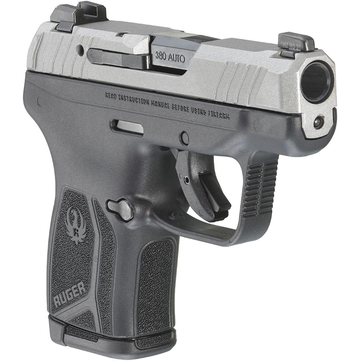 ruger lcp max silver black 13720