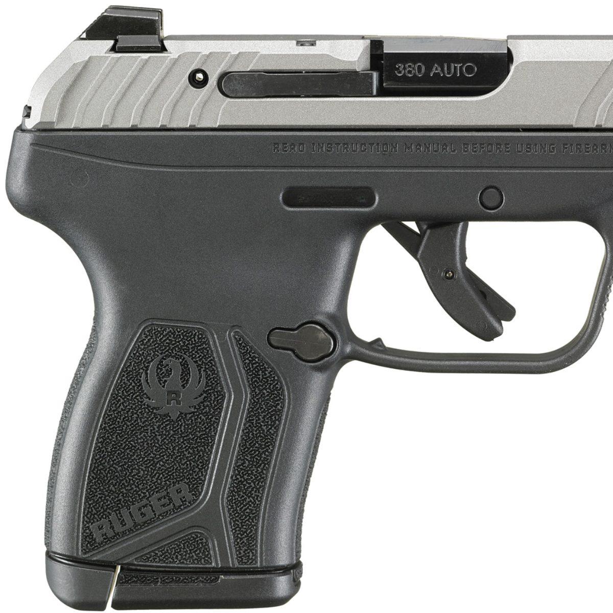 ruger lcp max silver black 13720