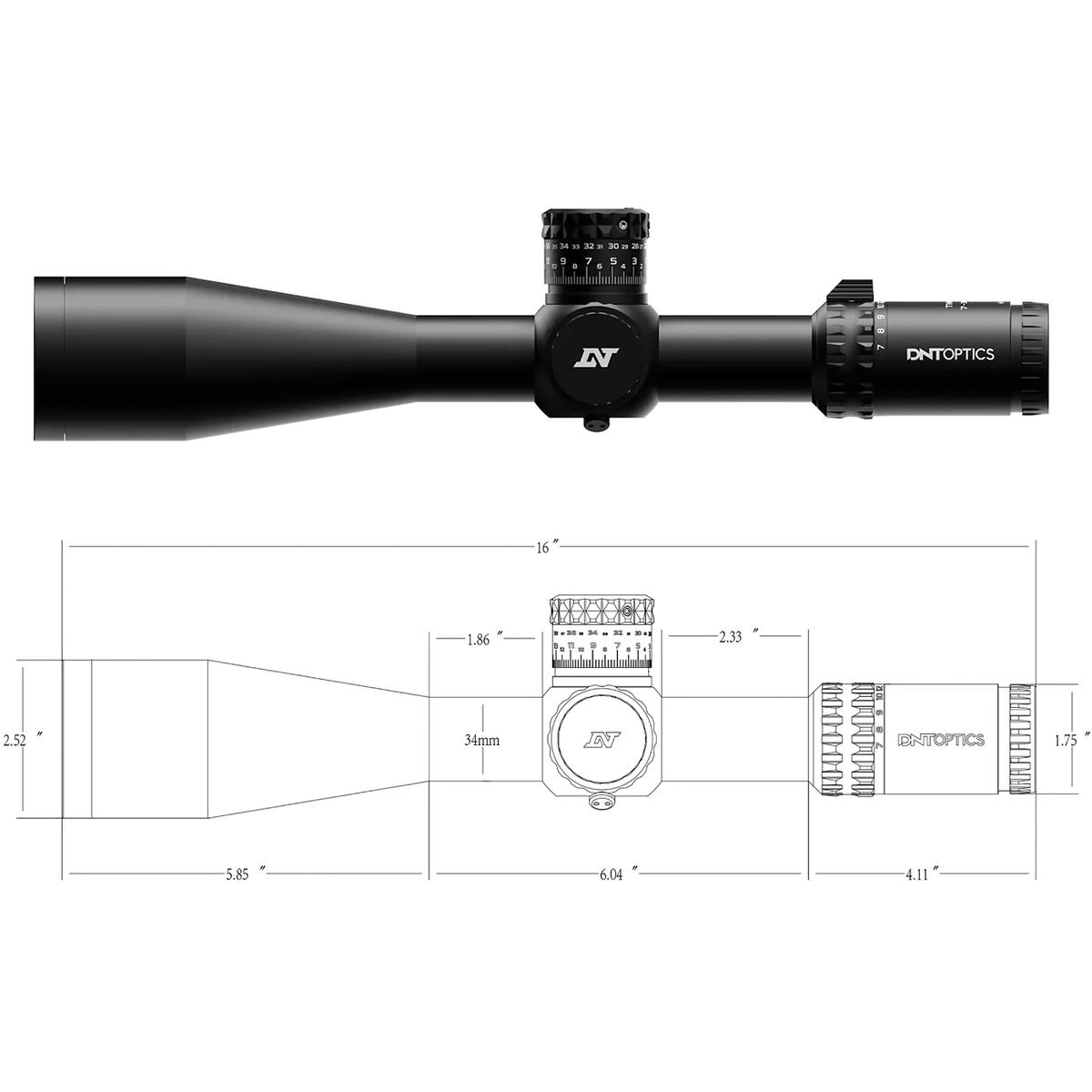 dnt arken luneta celownicza theone 7 35x56 ffp tor mil