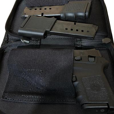 uzywany smith wesson bg380 z celownikiem crimson trace 10048 stan nowy