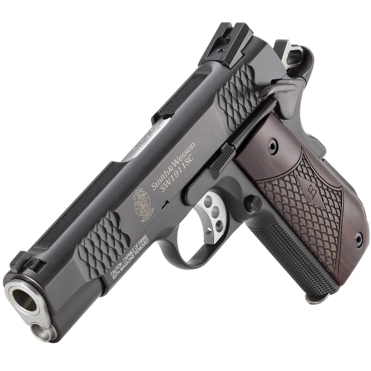 smith wesson sw1911sc e series round butt scandium frame 4 25 108483