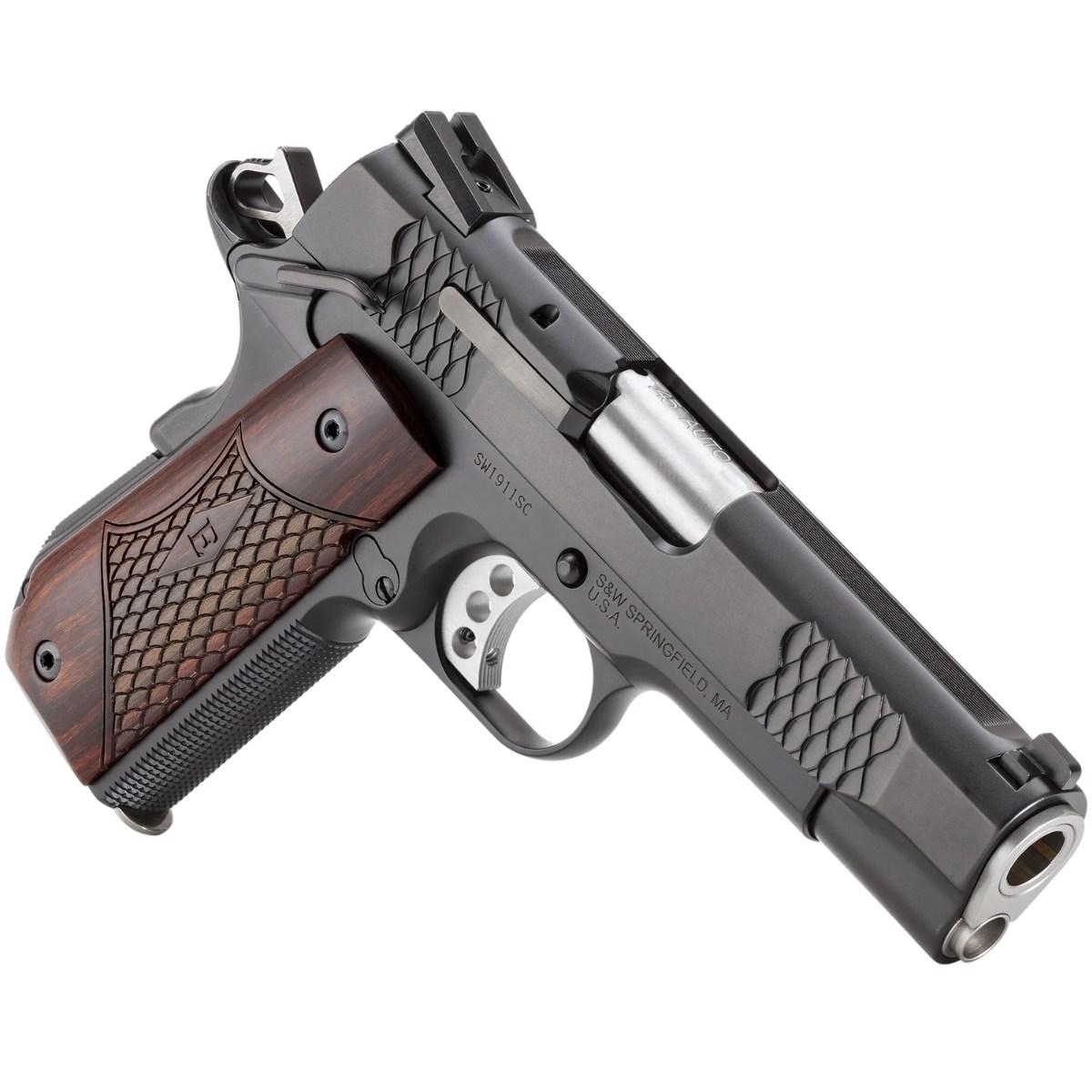 smith wesson sw1911sc e series round butt scandium frame 4 25 108483