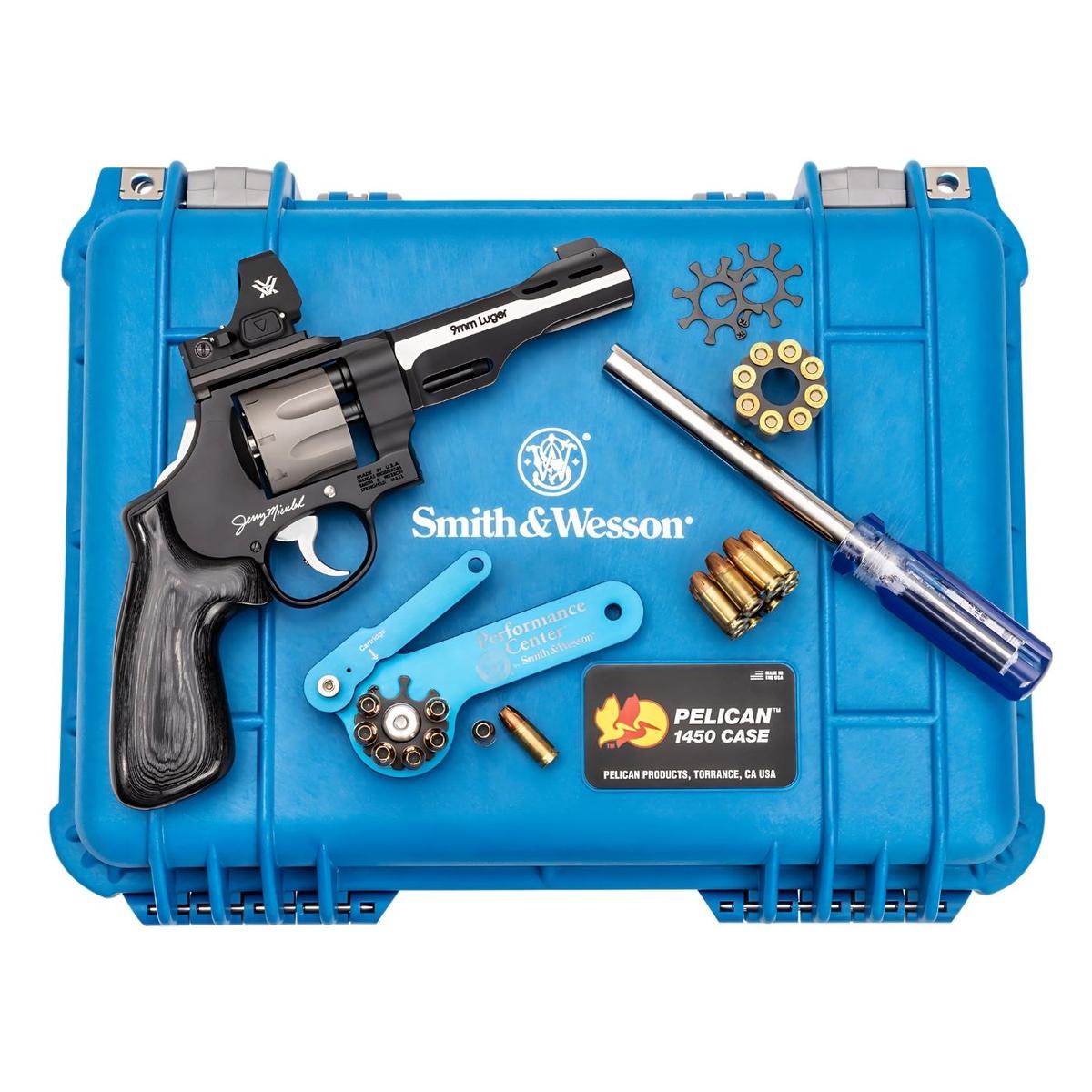 smith wesson performance center 327 wr jerry miculek world record revolver 5 z kolimatorem 14045