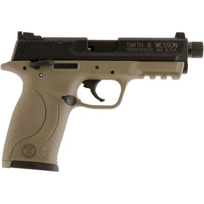 smith wesson m p22 compact cerakote ts threaded barrel 3 3 fde 10242