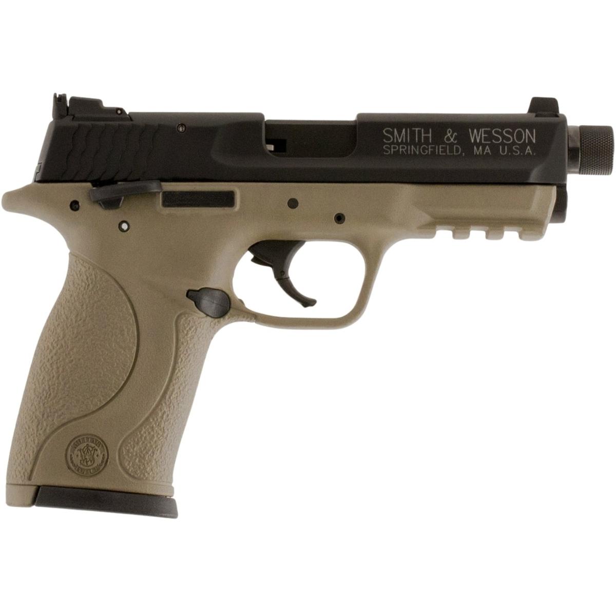 smith wesson m p22 compact cerakote ts threaded barrel 3 3 fde 10242