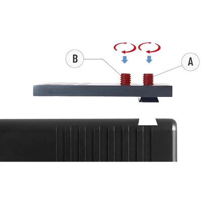 dk arms plytka montazowa do glock pod szczerbinke uniwersalna