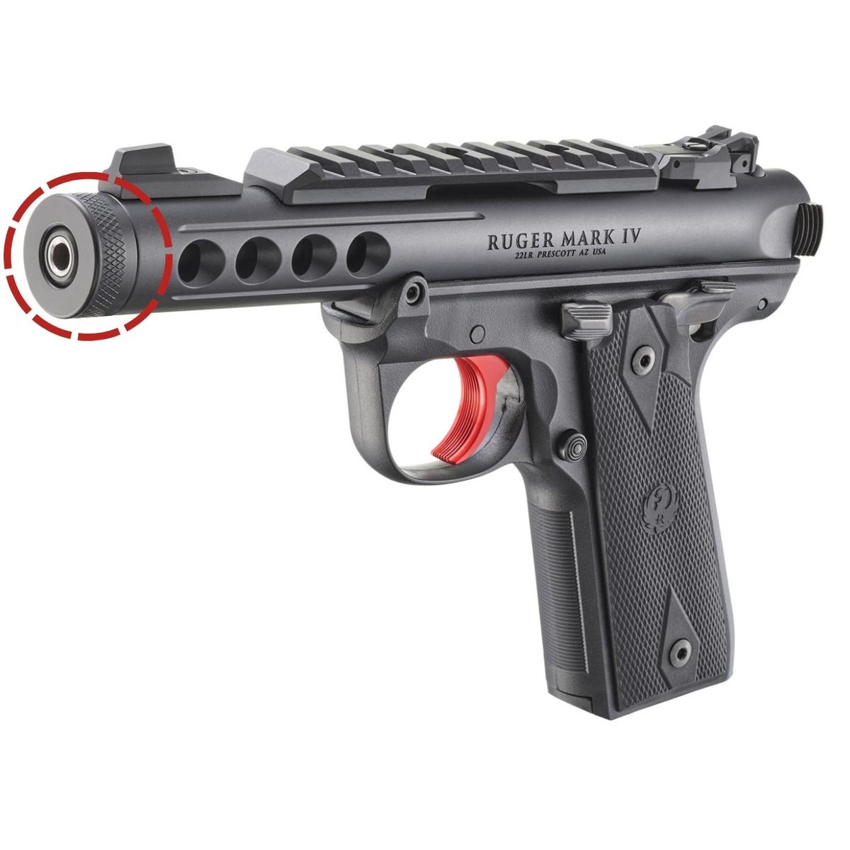 ruger oslona gwintu thread cover 1 2x28 mark iv 22 45 lite a03655
