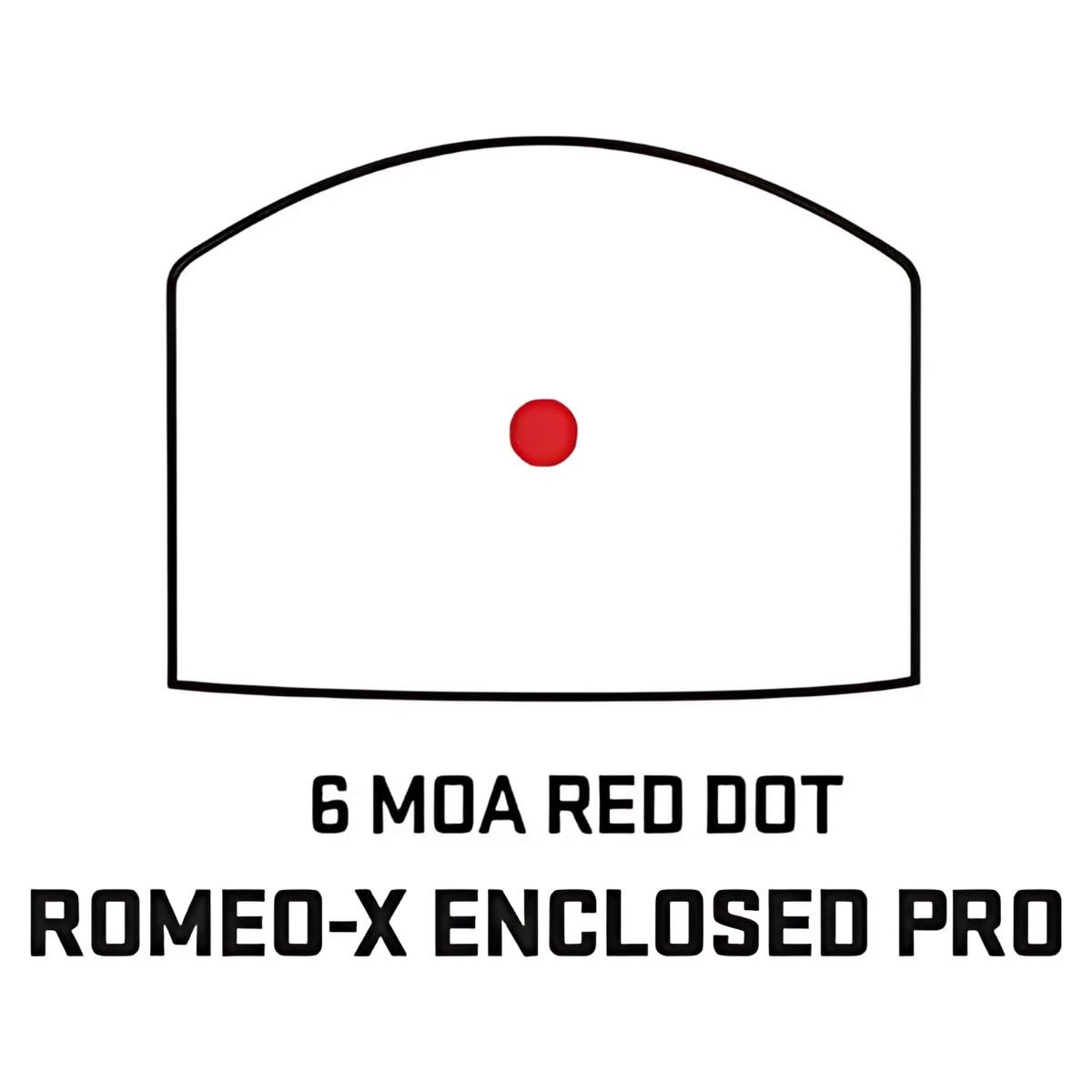 sig sauer kolimator romeo x pro enclosed 6 moa sorx1360