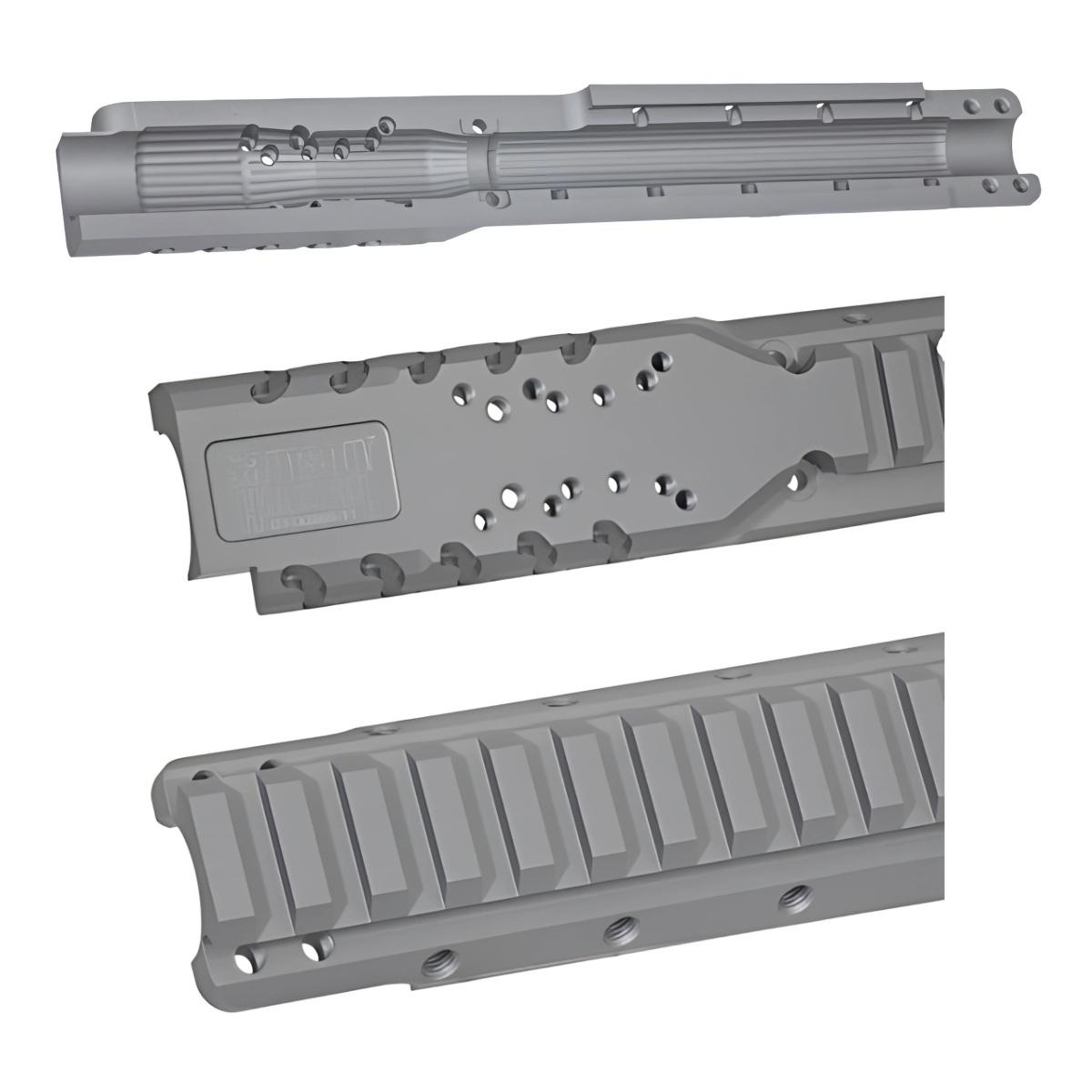 ruger szyna hannibal pod kolimator picatinny mini 14 mini thirty srebrna 18330