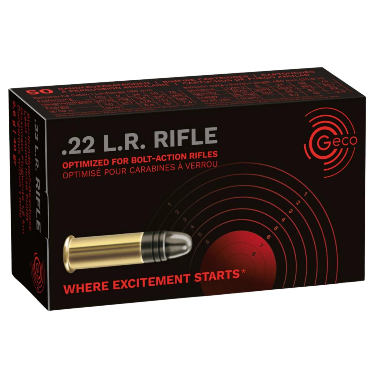 22 lr geco lfb rifle 40gr 2 6g
