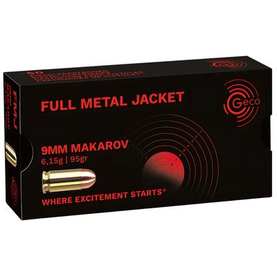 Geco 9x18 Makarov 6,15g FMJ VM